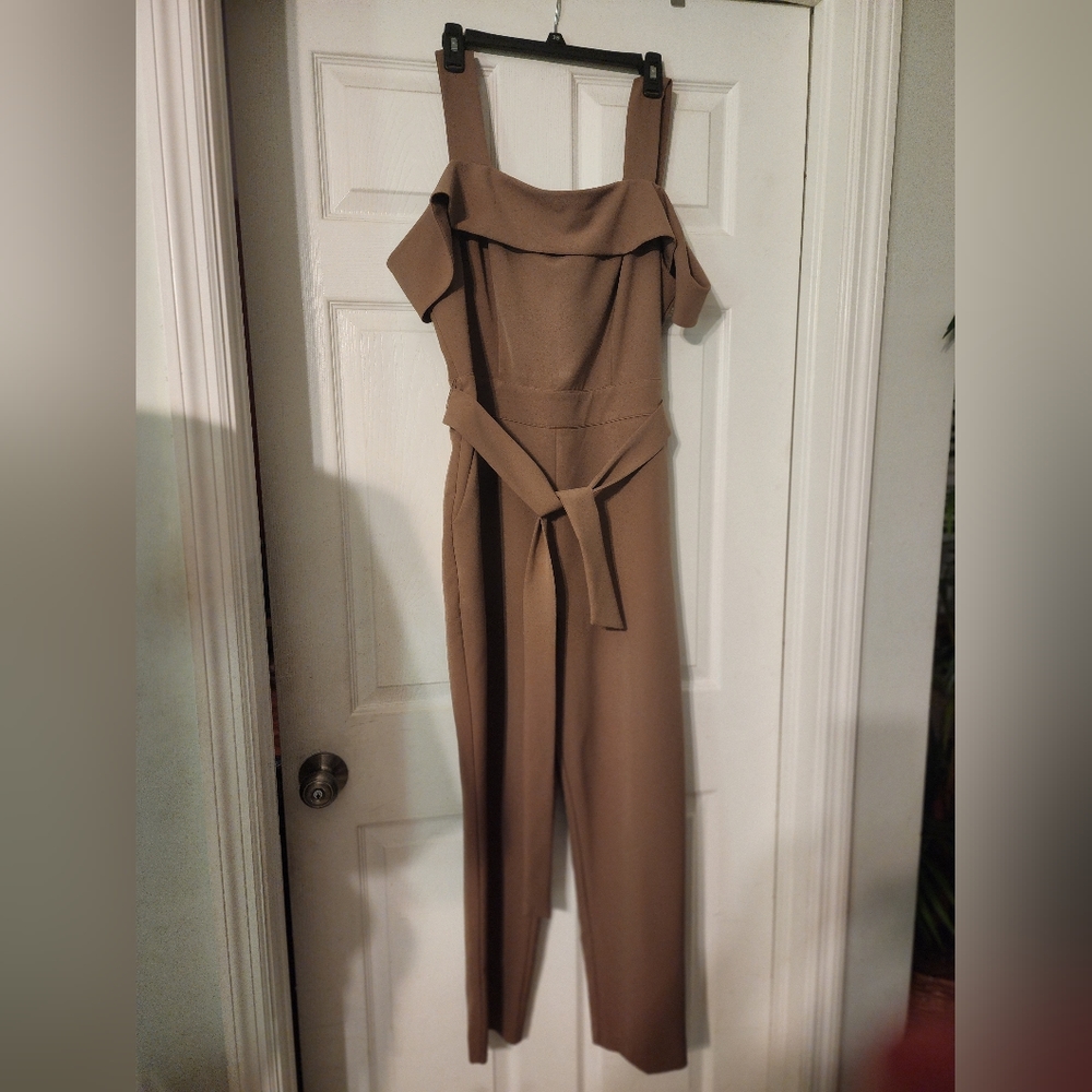 Tan jumpsuit